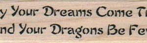 May Your Dreams 3/4 x 2 3/4-0