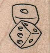 Rolling Dice 1 1/4 x 1 1/4