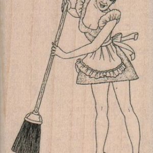 Sweeping Lady 2 1/4 x 3 1/4-0