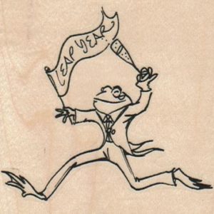 Leap Year Frog 2 3/4 x 2 1/2-0