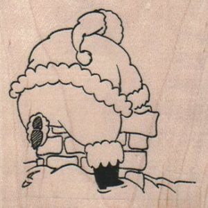Santa 'n' Chimney 2 1/2 x 2 1/4-0