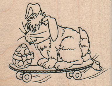 Skateboard Bunny 2 3/4 x 2