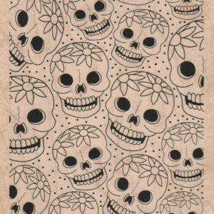 Day Of The Dead Background 4 1/2 x 5 1/2-0