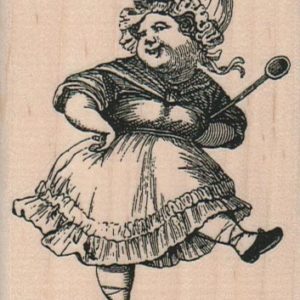 Dancing Spoon Lady 2 1/2 x 3 1/4-0