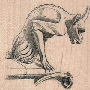 Griffon On Ledge 2 1/2 x 2 1/4-0
