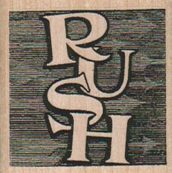 RUSH 1 3/4 x 1 3/4