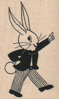 Rabbit In Suit 1 1/2 x 2 1/4