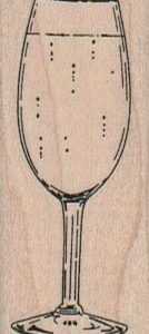 Glass of Wine 1 x 2 1/4-0