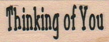 Thinking Of You 3/4 x 1 1/2
