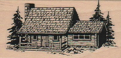 Log Cabin 1 1/2 x 2 3/4