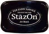 StazOn Jet Black Ink Pad