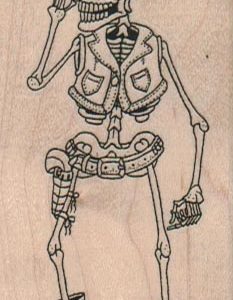Skeleton Cowboy 1 3/4 x 3 1/2-0