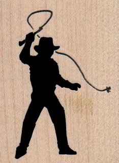 Cowboy With Lariat 1 3/4 x 2 1/4