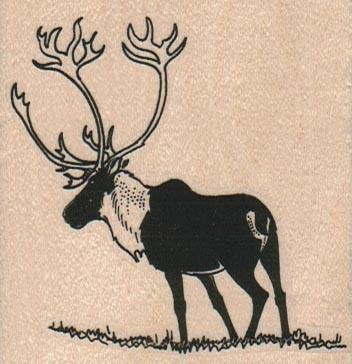 Silhouette Caribou 2 1/2 x 2 1/2