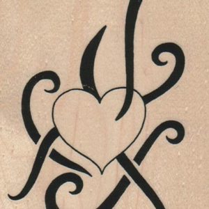Tribal Heart Solid 3 x 4-0