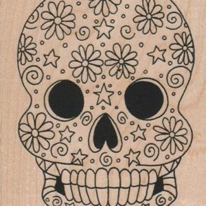 Sugar Skull 3 x 3 3/4-0