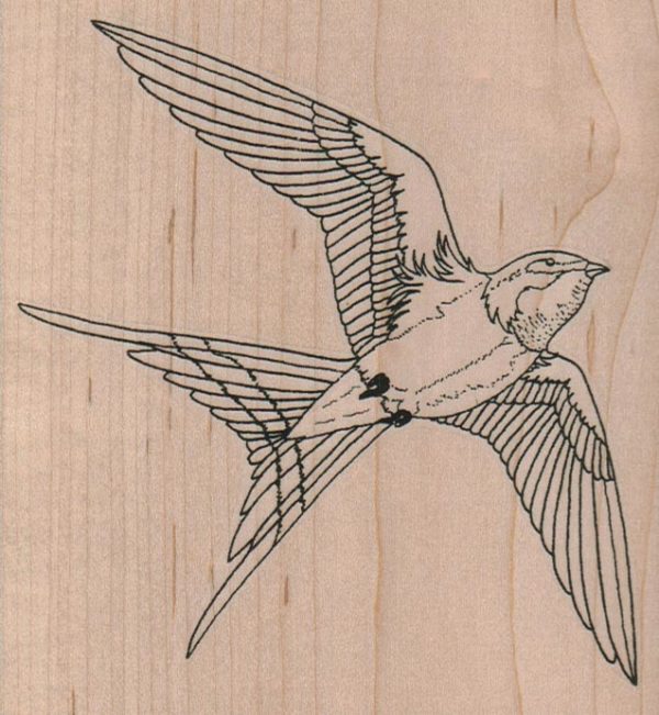 Bird Flying Right 4 1/2 x 4 3/4-0