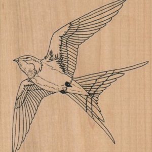 Bird Flying Left 4 1/2 x 4 3/4-0