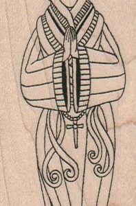 Southwest Praying Angel 1 1/2 x 4-0