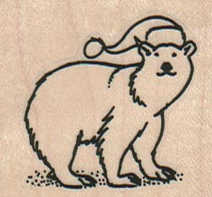 Christmas Bear 1 3/4 x 1 1/2