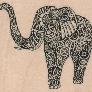 Steampunk Elephant 3 1/4 x 2 3/4-0