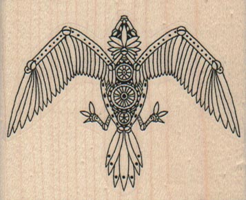 Steampunk Bird 2 1/2 x 2