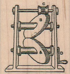 Gears Rotating 1 3/4 x 1 3/4