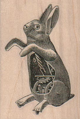 Steampunk Rabbit 2 x 2 3/4