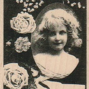 Rose Girl Photo 2 1/4 x 2 1/2-0