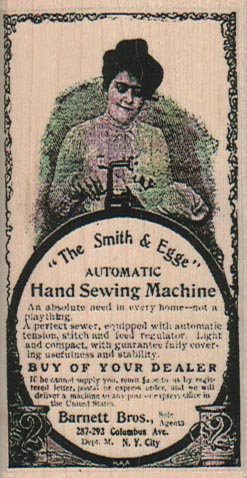 Sewing Machine Ad 1 3/4 x 3 1/4