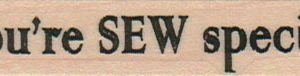 You're Sew Special 3/4 x 2 3/4-0