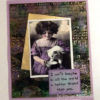 Girl Feeding Cat Photo/ATC 2 1/2 x 3 1/4-38144