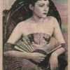 Lady With Fan 2 x 2 3/4-0