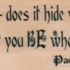 A Mask - Does It Hide 1 3/4 x 3 3/4-0