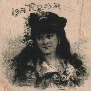 La Rosa Photo Image Label 2 3/4 x 2 1/2-0