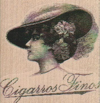 Cigarros Finos Photo Image Label 2 1/2 x 2 1/2