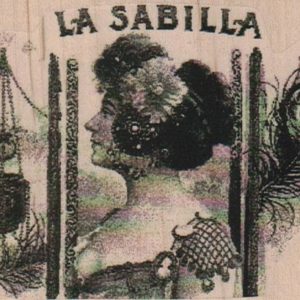 La Sabilla Photo Image Label 4 x 2 3/4-0