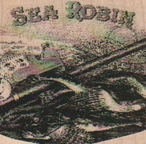 Sea Robin Photo Image Label 3 x 2-0