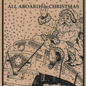 All Aboard For Christmas 4 1/2 x 4 3/4-0