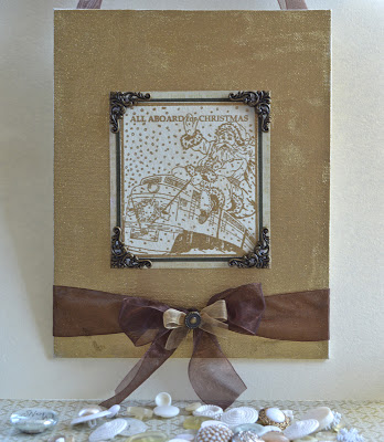 All Aboard For Christmas 4 1/2 x 4 3/4-37736