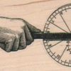 Hand Holding Circle 1 1/2 x 2 3/4-0