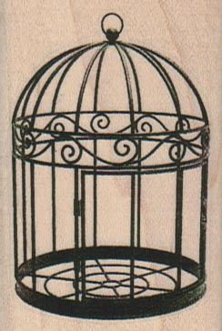 Fancy Bird Cage 1 3/4 x 2 1/2