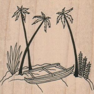 Outrigger With Palms 2 3/4 x 2 1/2-0