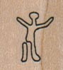 Petroglyph Little Man 3/4 x 3/4