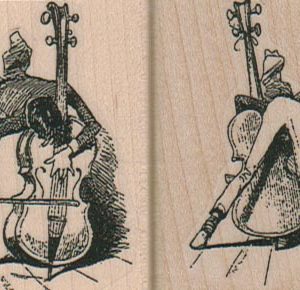 Contrabassist (Pair) Two 1 1/2 x 2-0