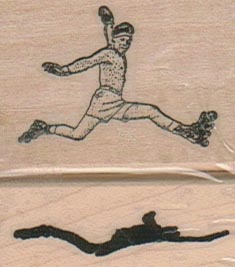 Leaping Man & Shadow (Small) 1 1/4 x 1 3/4 & 3/4 x 1 3/4-0