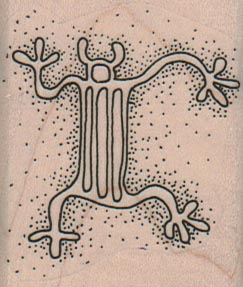 Petroglyph Dancer 1 3/4 x 2