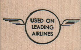 Used On Leading Airlines 2 x 1 1/4