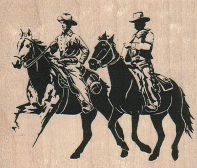 Cowboys (Large) 2 3/4 x 2 1/4