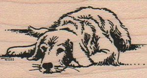 Resting Dog (Large) 1 1/4 x 2 1/4-0